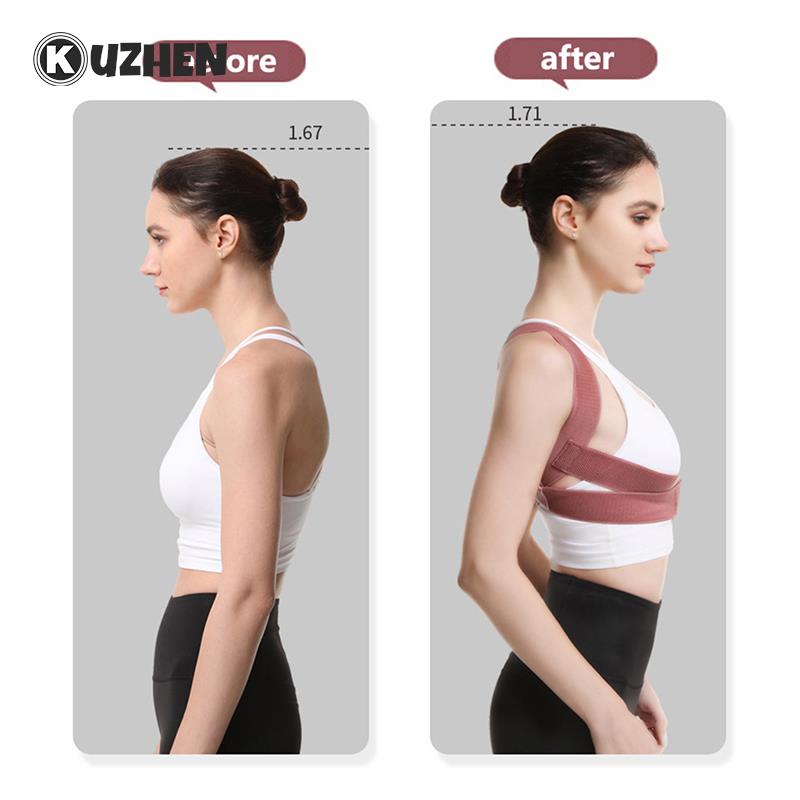 Brust Haltungs Corrector Unsichtbarer Body Shaper Damen Verstellbarer Elastischer Rückenstützgürtel Schulterstütze Body Shaper Korsett