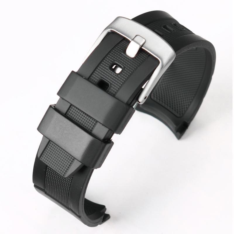 EFR-303 Silicone Rubber Watchband 22mm For Casio 5468 EDIFICE EFR-304 EFR-516PB EFR-516 Bracelet Waterproof Sport Watch Strap