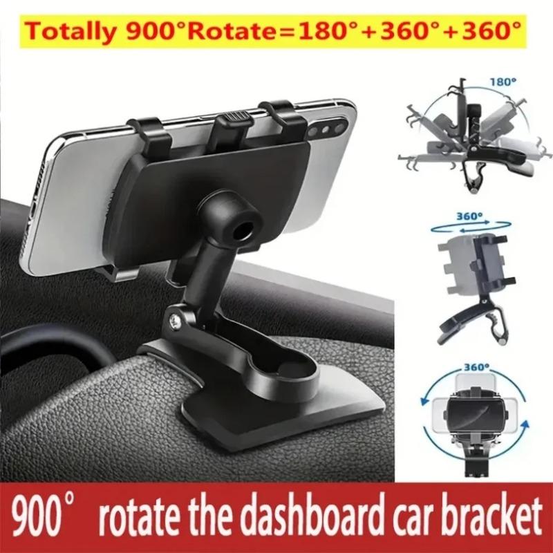 New Universal 360° Rotation Car Phone Holder Stand Dashboard Car Clip Mount GPS Bracket Car Mobile Phone Support In Car