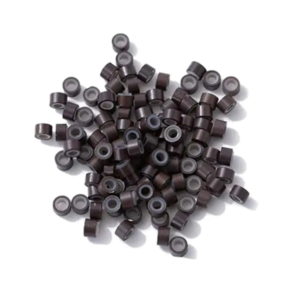 500pcs Silicone Nano Hair Rings Beads 5 Colors Hair Extension Tools Nano Ring Micro Beads Links Bead Linkies