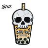 Enamel Accessory Halloween Badge Dark Gothic Style Skull Patten Milk