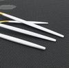 24-Piece Dinnerware Cutlery Set Tableware Set White Gold Cutlery Stainless Steel Spoon Fork Spoon Kitchen Spoon And Fork Set