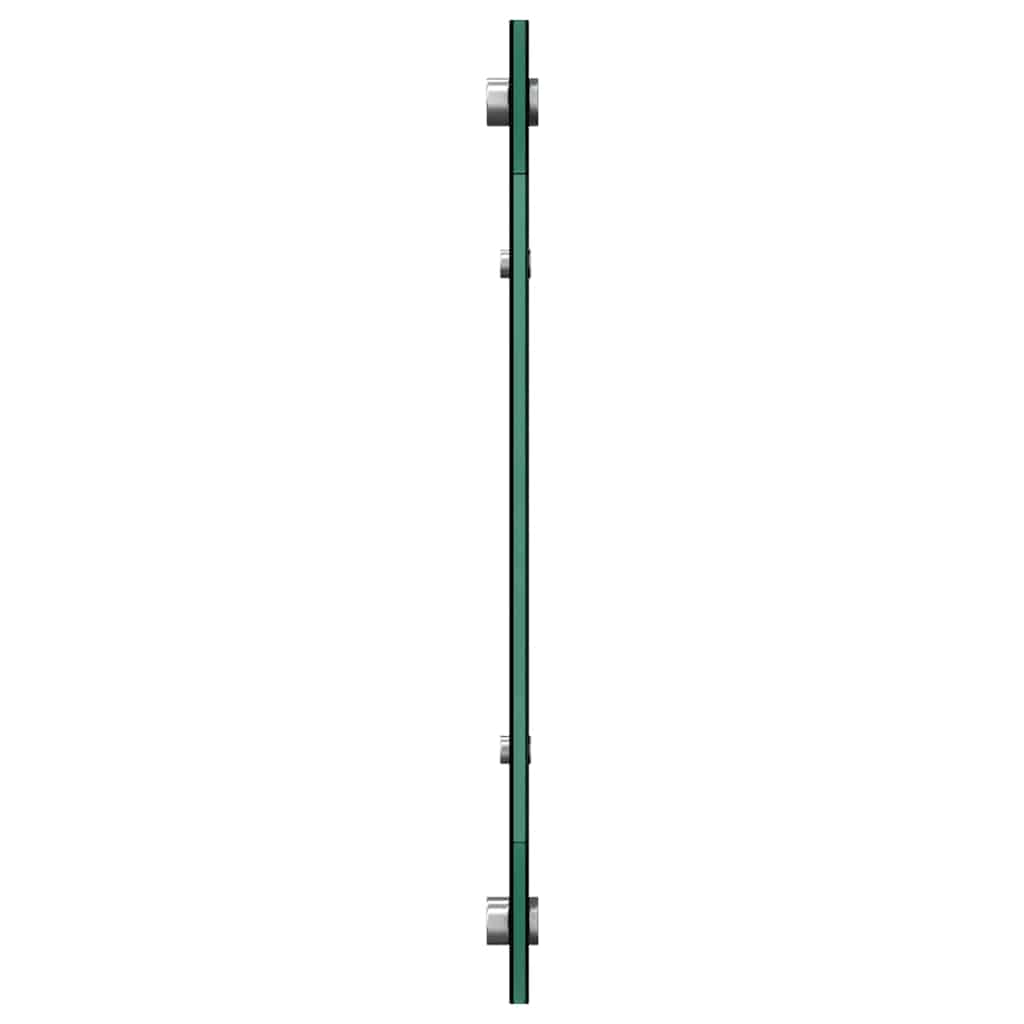 vidaXL Küchenrückwand Schwarz 80 x 40 cm Gehärtetes Glas