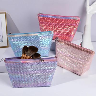 Borsa da Viaggio Grande per Cosmetici da Donna Organizer per Trucco in Pelle Kit da Toilette Femminile Borsa Custodia per Trucco Scatola per Trucco da Donna
