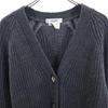 CELINE Made in Italy wool Long sleeve knit cardigan 40 gray Women Used
