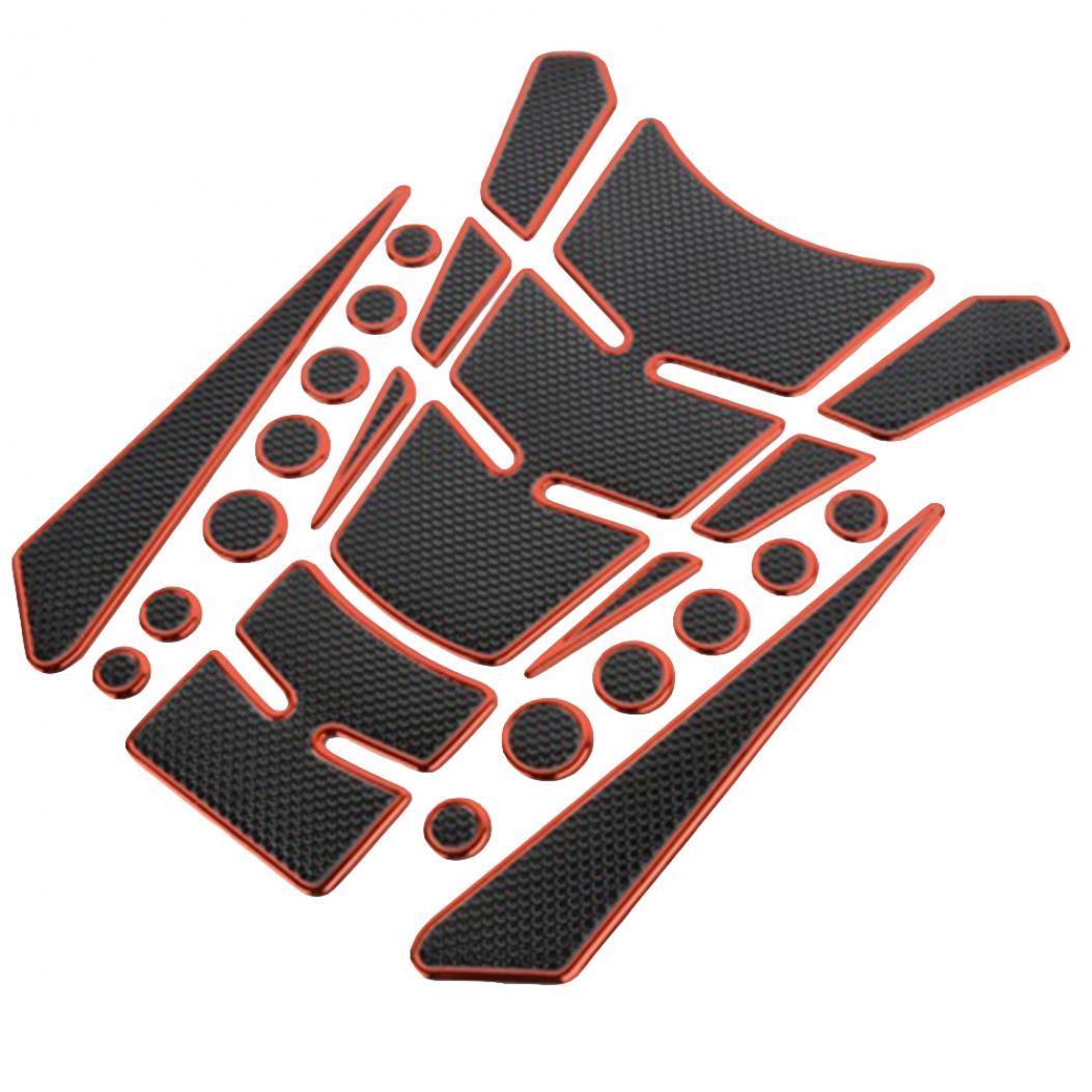 

3D газовый топливный бак Pad протектор мотоцикла наклейка наклейка для Honda красный