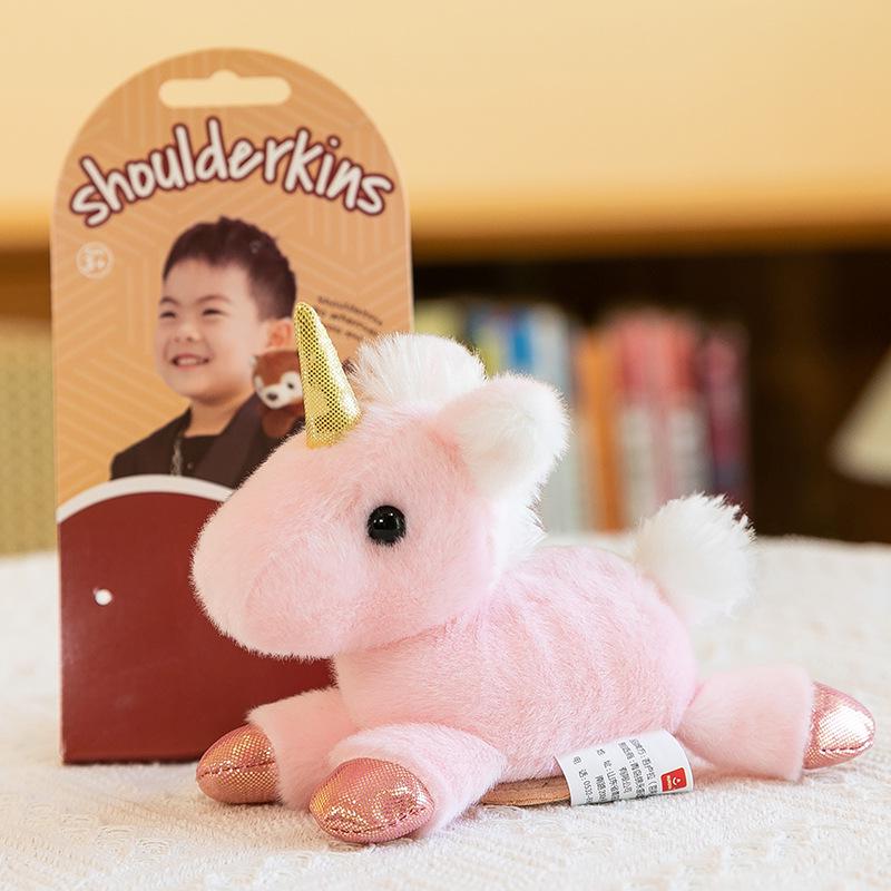 

Плюшевый рюкзак-панда с магнитным единорогом – Сувенир из зоопарка и подарок для бросания на свадьбе 15cm (0.05kg)