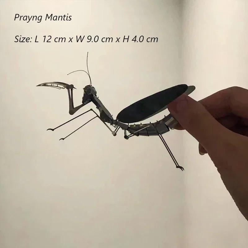 3D Metal Puzzle insect Animal Ladybug Mosquito Butterfly Carp Assembly Model DIY Manual Puzzle Jigsaw Toys For Kids Adult