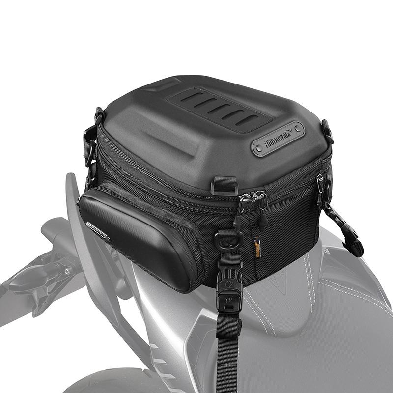 Rhinowalk Motorcycle Gear: Hard Shell Rear Seat Tail Bag & Backpack