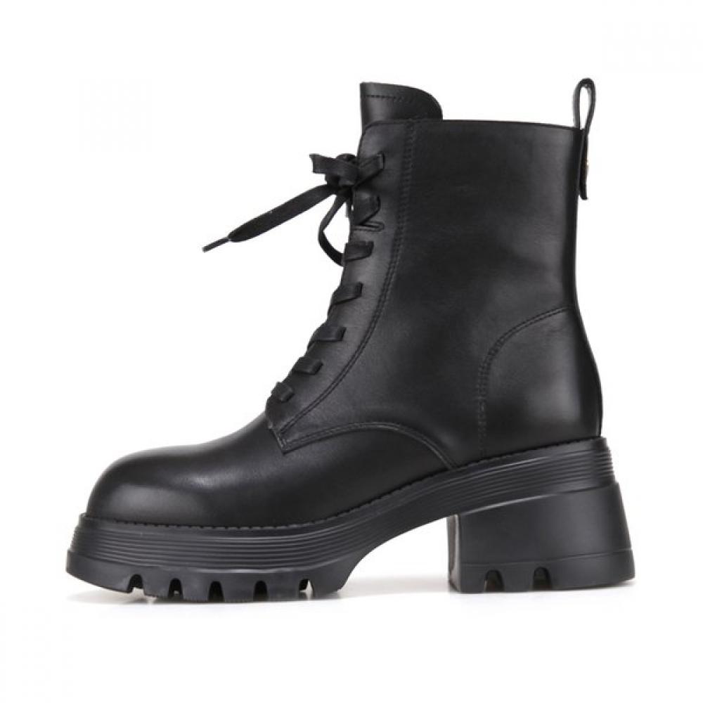 Barbara Leather Lightweight Molded Span Walker Boots Black 6.5cm Bbi874bk