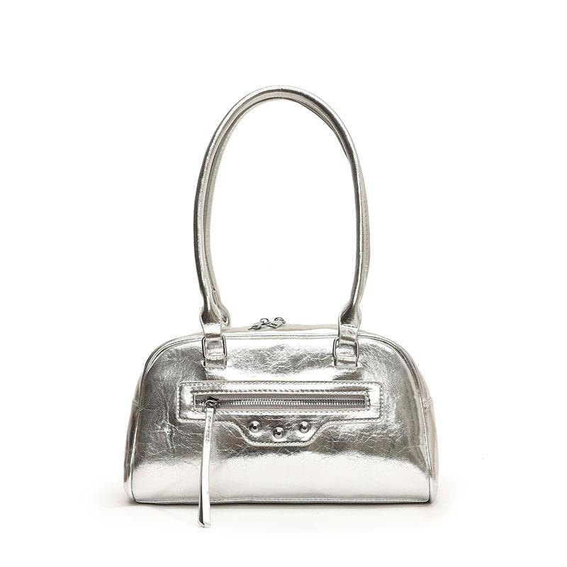 Fashion Atmospheric Handbag 2025 New Retro Oily Leather Large Capacity Shoulder Bag Women's Commuter Messenger Bag