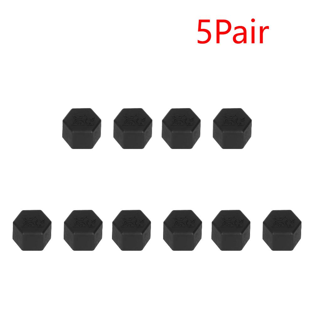 

5Pair Motor Shaft Nut Protector Rocker Shaft Nut Stopper Screw Nut Cap Protection Dust Cover for Kukirin G2 Master Accessories чёрный