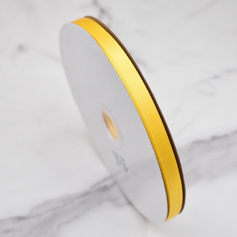 Yellow Ribbon: 0.3-5CM Gift Box Decoration, Cuttable Polyester Strap.