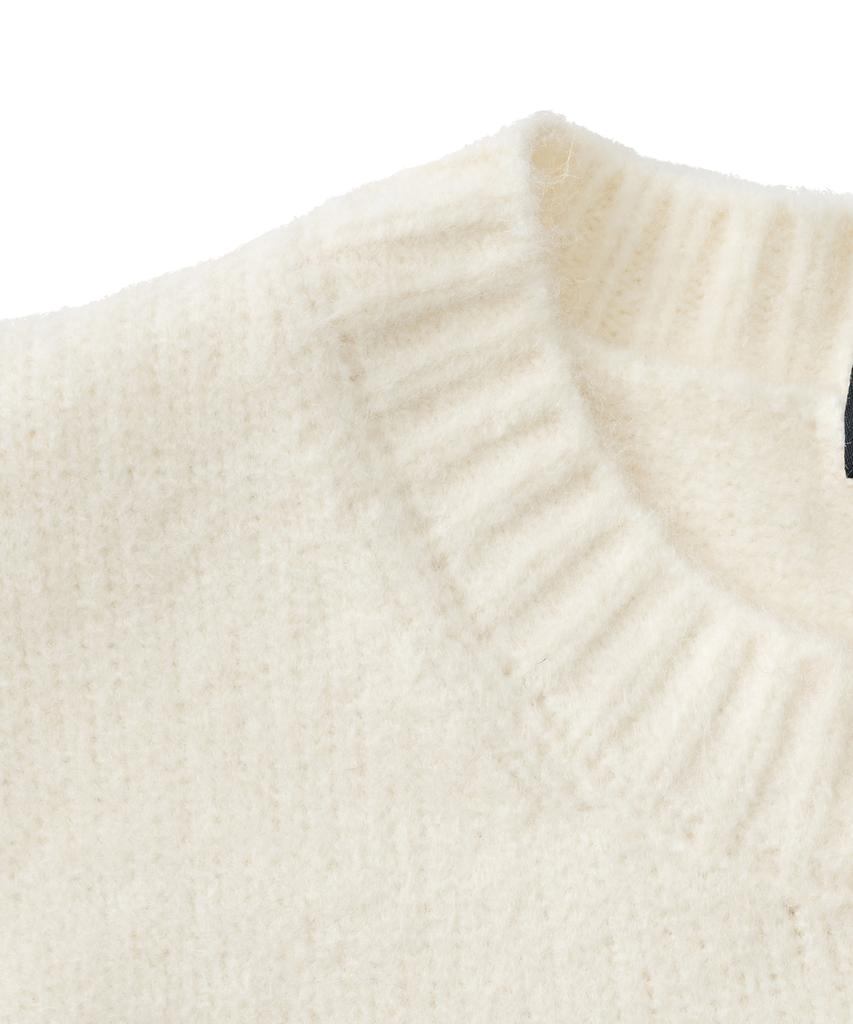 ANALOG MOOD Daily Angora Round Knit (Ivory)