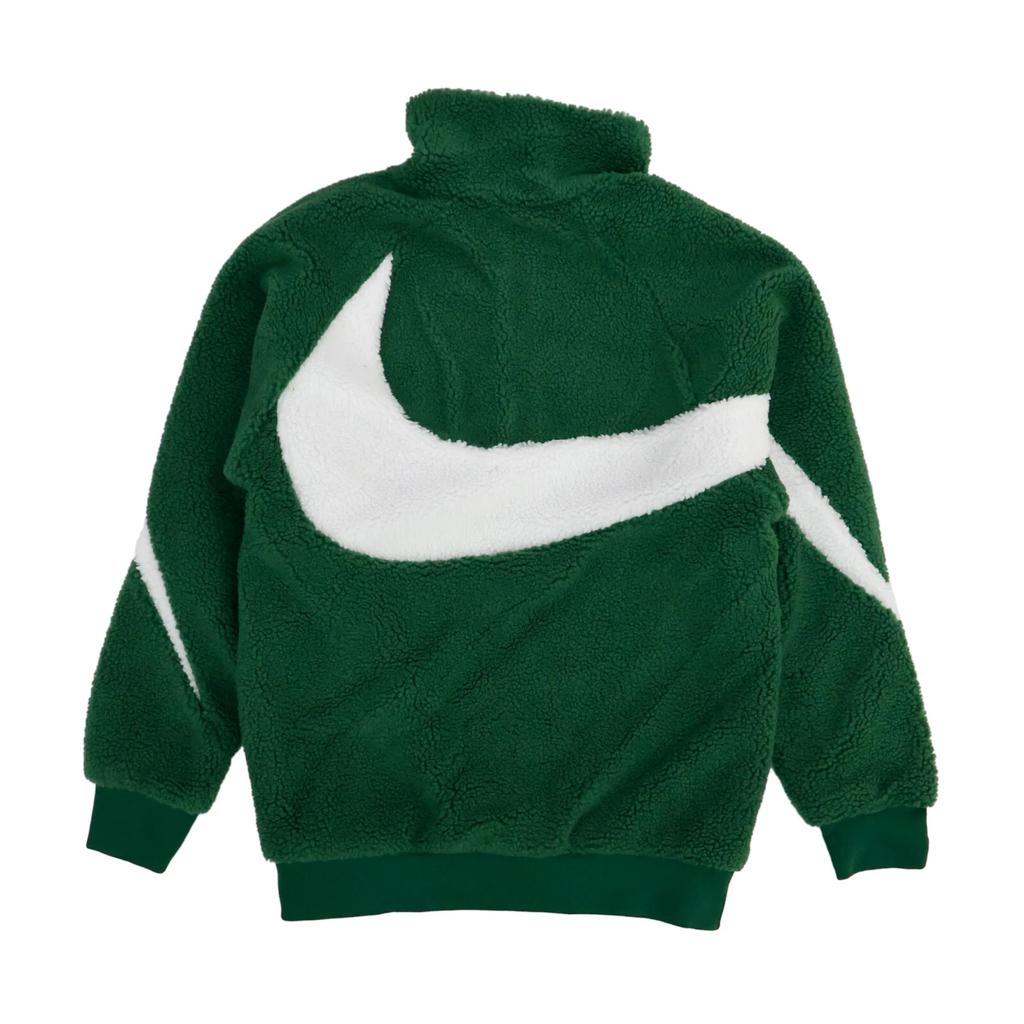 Nike Big Swoosh Reversible Boa Jacket "Gorge Green"