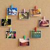 30pcs Wooden H-nail, Wooden Clip, Push Pin, Nail, Soft Wood Board Fixed Photo, Wall Felt Board