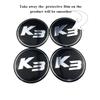 2026 Hot Car Sticker 56mm/60mm/65mm Car Wheel Center Hub Decal Stickers for KIA Sportage K2 K3 K5 K9 Rio Soul Sorento Ceed Pican