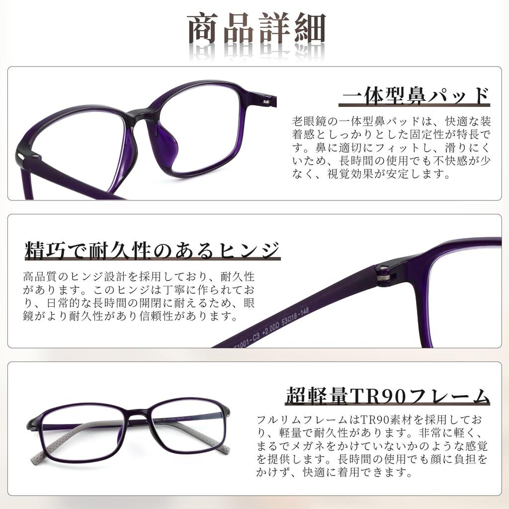 Stylish Reading Glasses for Men and Lightweight Blue Light Blocking Reading Glasses LH1001 [UOPTIKS] Women, Eyeglasses, (Purple, 1.5x Magnification)