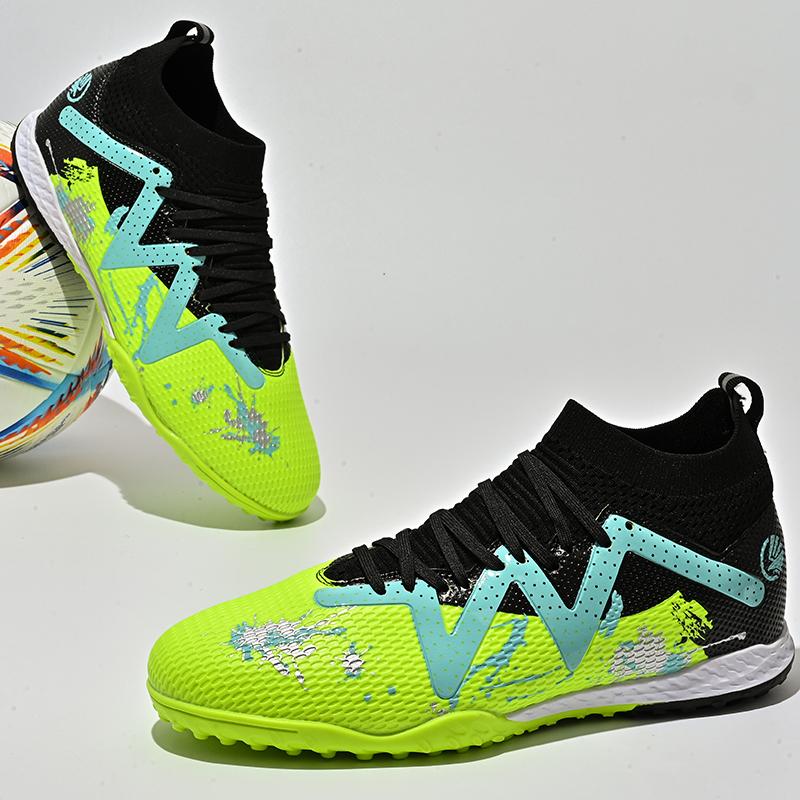 Mens Football Shoes Sport Activities Workout Grass Society Soccer Cleats Ultralight Male Original Professional Society Football Boot Men