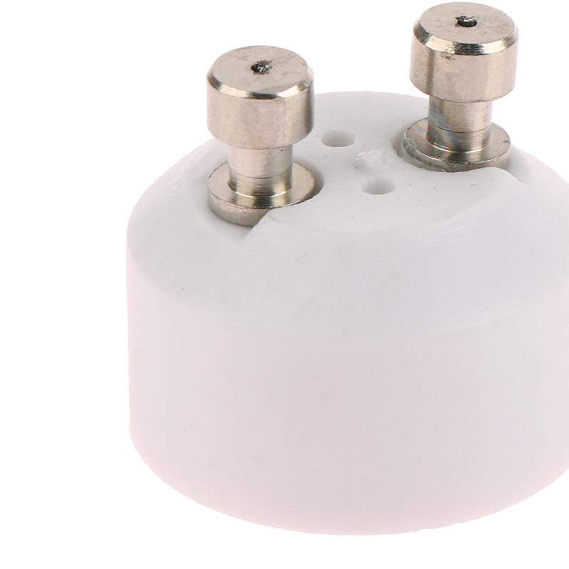 Gu10 auf MR16 Hochwertiger Keramiksockelsockel Halogen-LED-Glühbirne G4 Gu5.3 Gy6.35 Pin-Adapter Weißer Konverter Lampenfassung