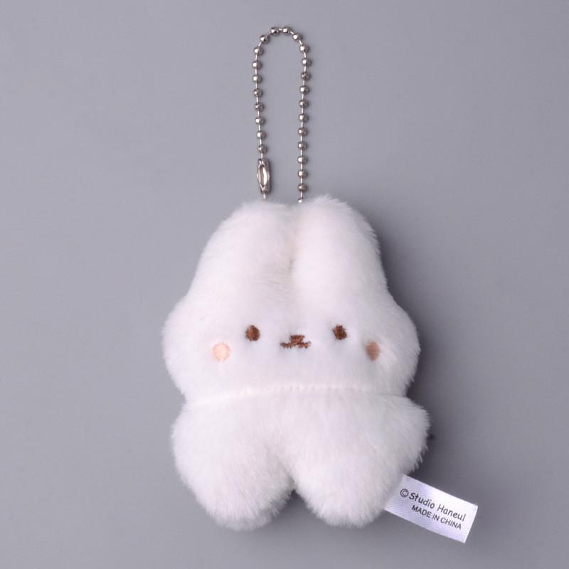 Twisted Bear Rabbit Egg Plush Doll Small Pendant Cartoon Animal Keychain