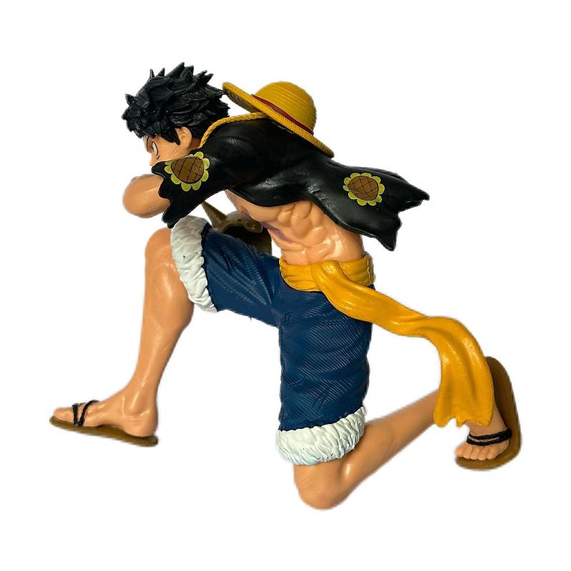 Action Figures One Piece Gk Luffy Blowing Up Statue; Luffy'S Fourth Gear Transformation Statue Model Ornament Birthday Gift