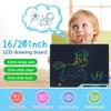 Extra Large 16"/ 20"Lcd Writing Tablet/Drawing Tablet/Drawing Board Smart Rechargable Erasable Graphics Tablet Drawing Writing Pad Children Toys