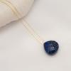 Minimalist Stone Necklace Stainless Steel Collarbone Chain Waterdrop Pendant Necklace  Party