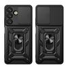 Pancerne etui Hybrid Armor Camshield z podstawką i osłoną aparatu na Xiaomi 15 Ultra 5G - czarne