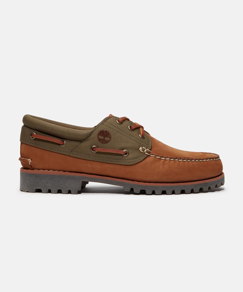 Timberland (Men'S) Authentic Boat Shoes - Medium Brown Nubuck / A6Dxw-Em5