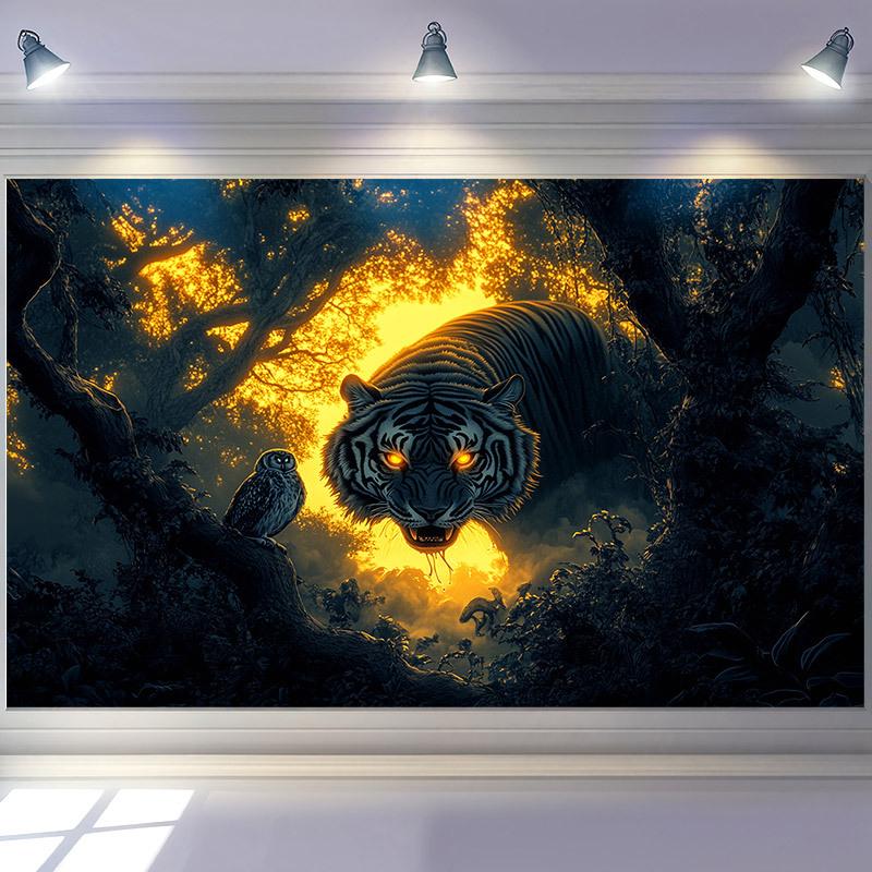

1pc Vibrant Sunset Wall Tapestry Abstract Mountain Art Modern Home Decor for Living Spaces 100 Polyester Horizontal Landsca 74x94cm(29x37in)