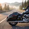 Hard Saddlebags Glossy Luggage Slim for Touring, Road Trips, Riders