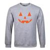 European Women's Pumpkin Print Long Sleeve Halloween Hoodie