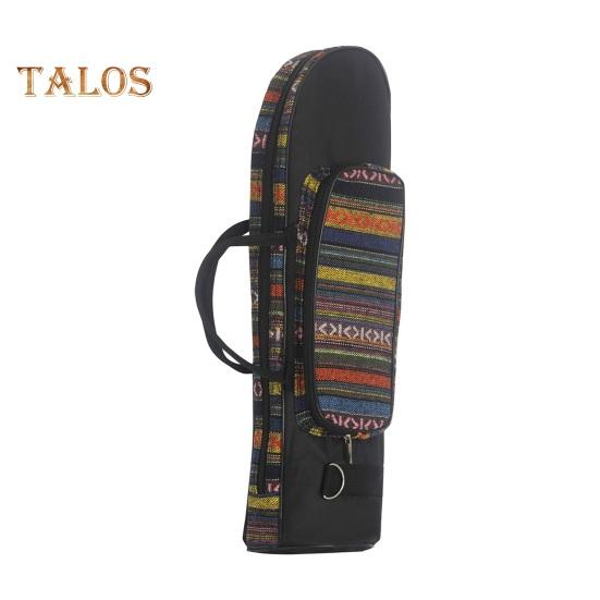 

Чехол для трубы, плотная ткань Оксфорд, мягкий чехол, двойные молнии, регулируемый плечевой ремень, водонепроницаемая сумка для музыкальных инструментов чёрный