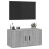 816630 vidaXL Wall-Mounted TV Cabinet Sonoma Grey 80x34.5x40 Cm