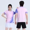 Quick-Dry Breathable Badminton Shirt Shorts Set Men Women Training Competition Sportswear Customizable