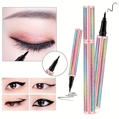 1pc Starry Sky Eyeliner Lápis À Prova de Manchas Longa Duração À Prova D'Água Preto Marrom Cor Delineador Maquiagem