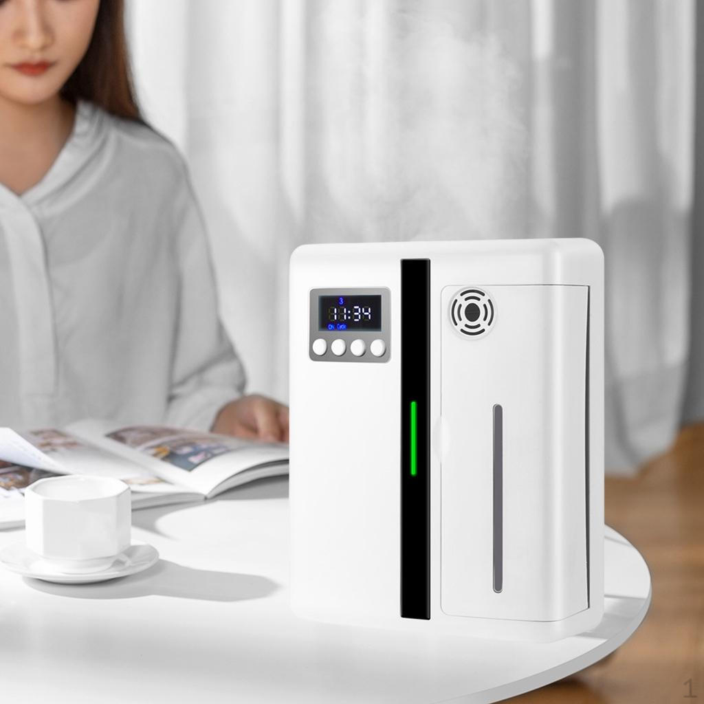 Диффузор эфирных масел со встроенным вентилятором, аромамашина для дома, отеля, ЕС, белый