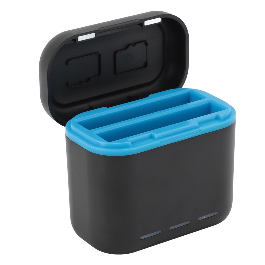 Camera Battery Charging Box Type C Fast Charging 2 Slot Battery Charger Storage Case for Insta 360