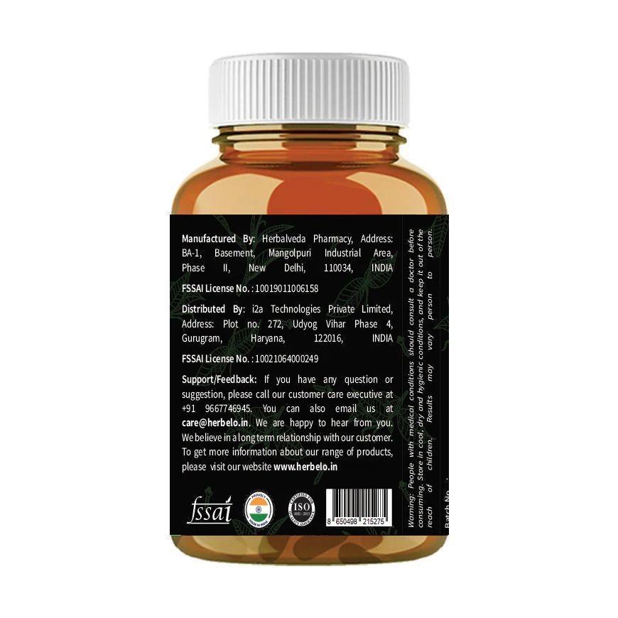 Экстракт зеленых кофейных зерен (60 кап, 800 мг), Green Coffee Bean,  Herbelo Organics