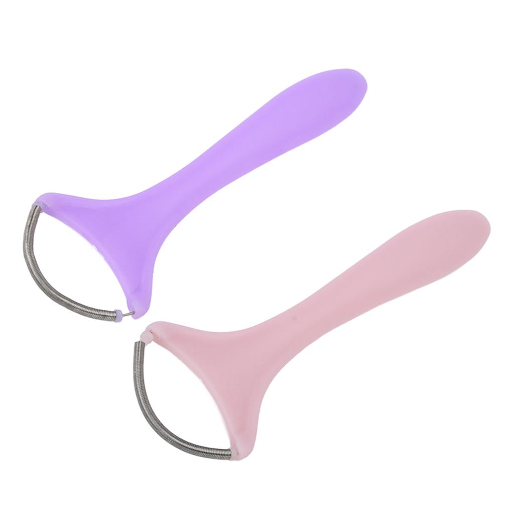 2 piezas de depilación facial con resorte para mujer, depiladora facial portátil con rosca para labio superior, mentón y mejillas