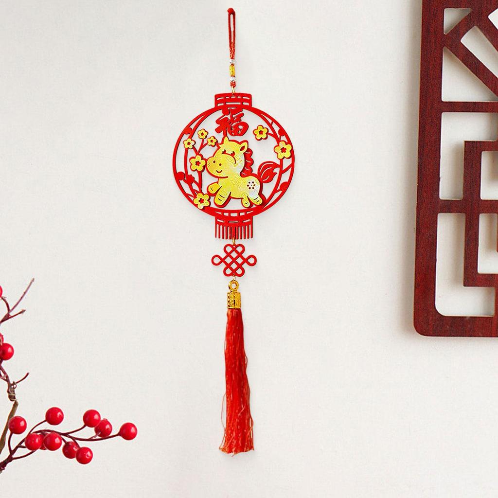 Chinese New Year Hanging Decoration Pendant Festival Decor Traditional for Party Living Room Office Celebration