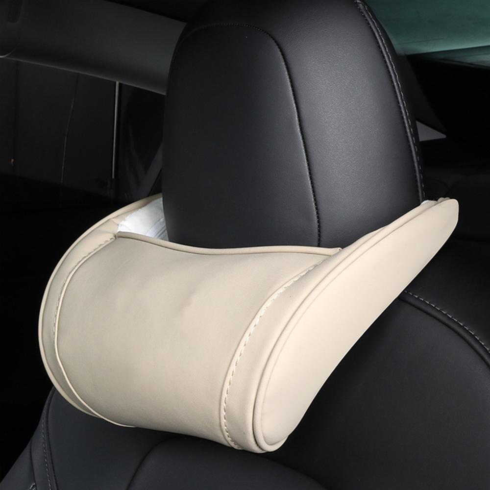 Neck Pillow Headrest Pillow Automobile Seat Neck Rest Auto Seat Head Support Pillow Model Y Accessories Used for Tesla Model