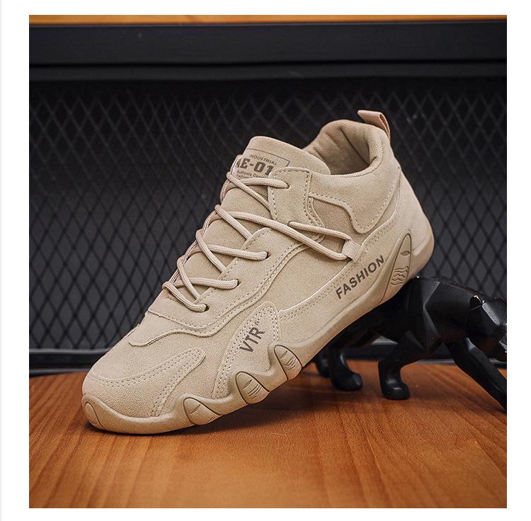 Men's Breathable Summer Work Shoes - Non-Slip Casual Sneakers for Construction Sites
