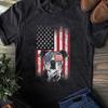 Pitbull American Flag T-Shirt: Patriotic Dog Lover Gift