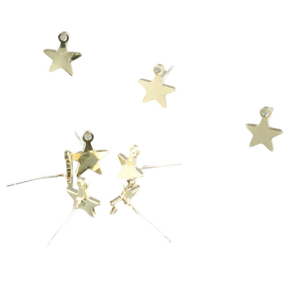 

Gold Plated Earring Findings Star Earring Posts Star Earring Posts For Women