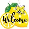 Summer Woods Sign Lemon Wood Hangings Sign Festival Welcoming Wall and Door Summer Decors Gift for Familys Friend