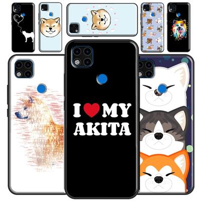 Animal Cute Dog Akita Case For Xiaomi Redmi Note 10 Pro Note 9 Pro Note 11 Pro 8T 9S 10S 10 9A 9T 9C Cover Case