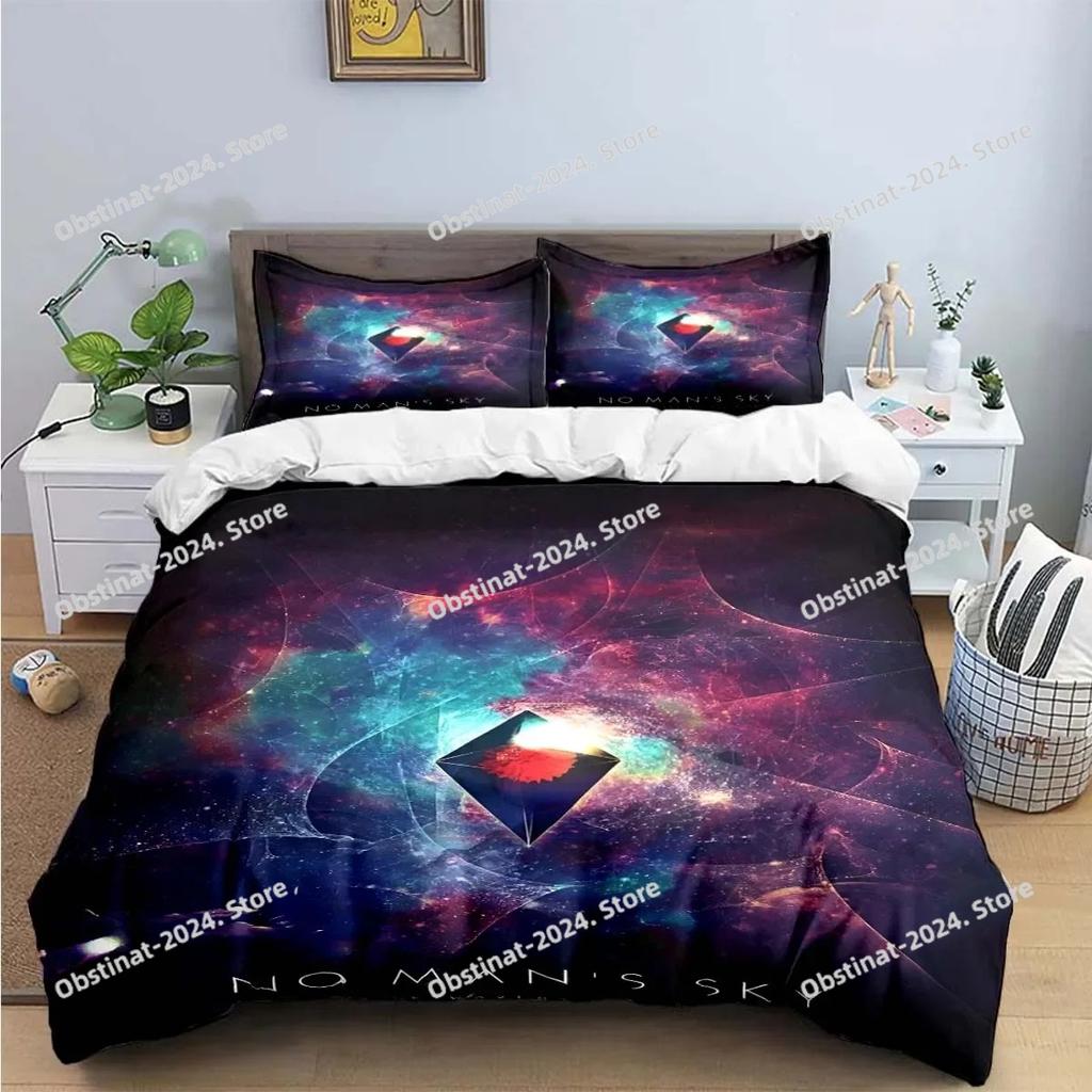 Fashion Anime 3D Game N-No-Man's-Sky Print Bedding Sets Bed Supplies Set Duvet Cover Bed Comforter Set Bedding Set Luxury Gift