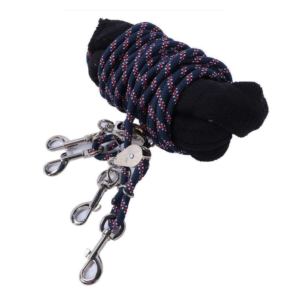 Adjustable Horse Training and Lunging Aid with Rear Fleece Cover Easy Rope Adjustment Horse Balance Training Rope